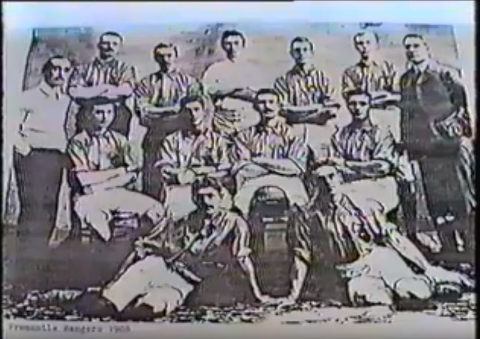 Let's look and listen. Soccer west. 1896-1996. Part 1 [video]